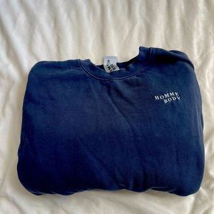 HommeBody Navy Blue Crewneck